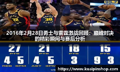 2016年2月28日勇士与雷霆激战回顾：巅峰对决的精彩瞬间与赛后分析