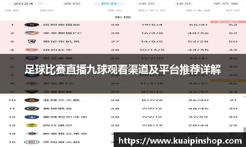 足球比赛直播九球观看渠道及平台推荐详解